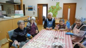 餅つき②